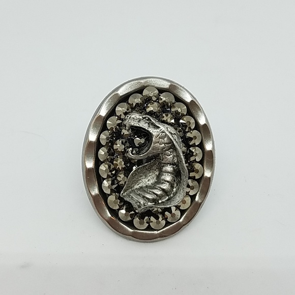 GASOLINE GLAMOUR Jewelry - Cobra rhinestone cocktail ring sample GASOLINE GLAMOUR Jewelry - Cobra rhinestone cocktail ring sample